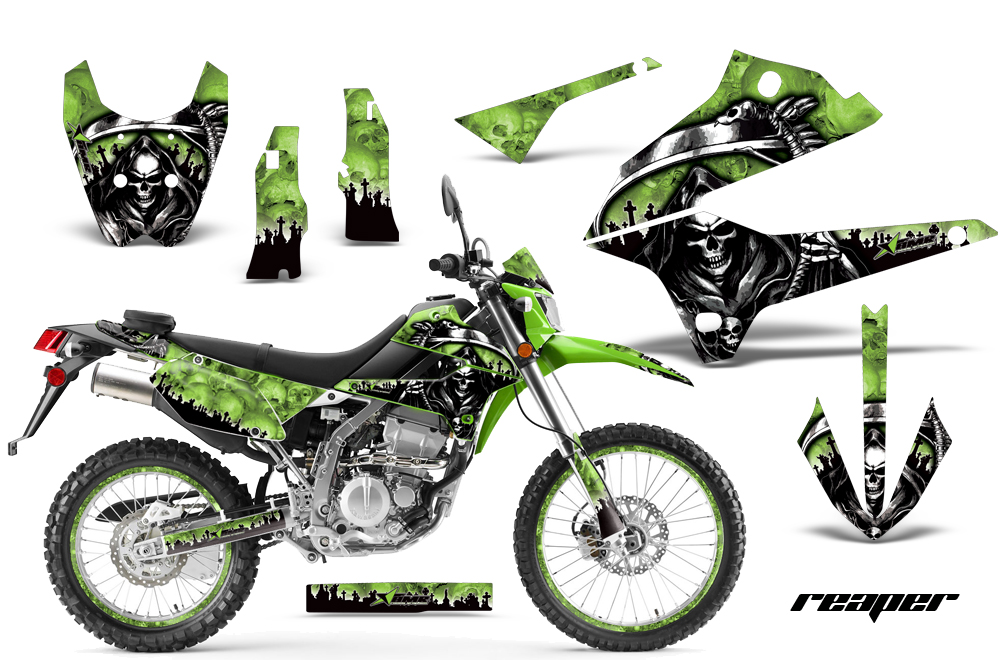 Kawasaki KLX 250 08-09 NP Graphic Kit Reap G NPs